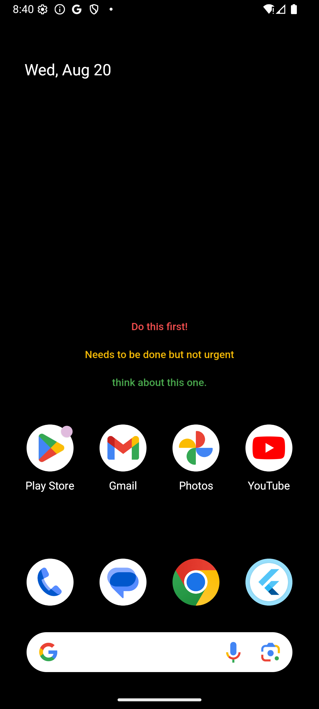 Wallpaper Todo App Screenshot